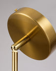 Maren 6-Light Adjustable-Angle Brushed Brass Chandelier with Tiered Linen Shades