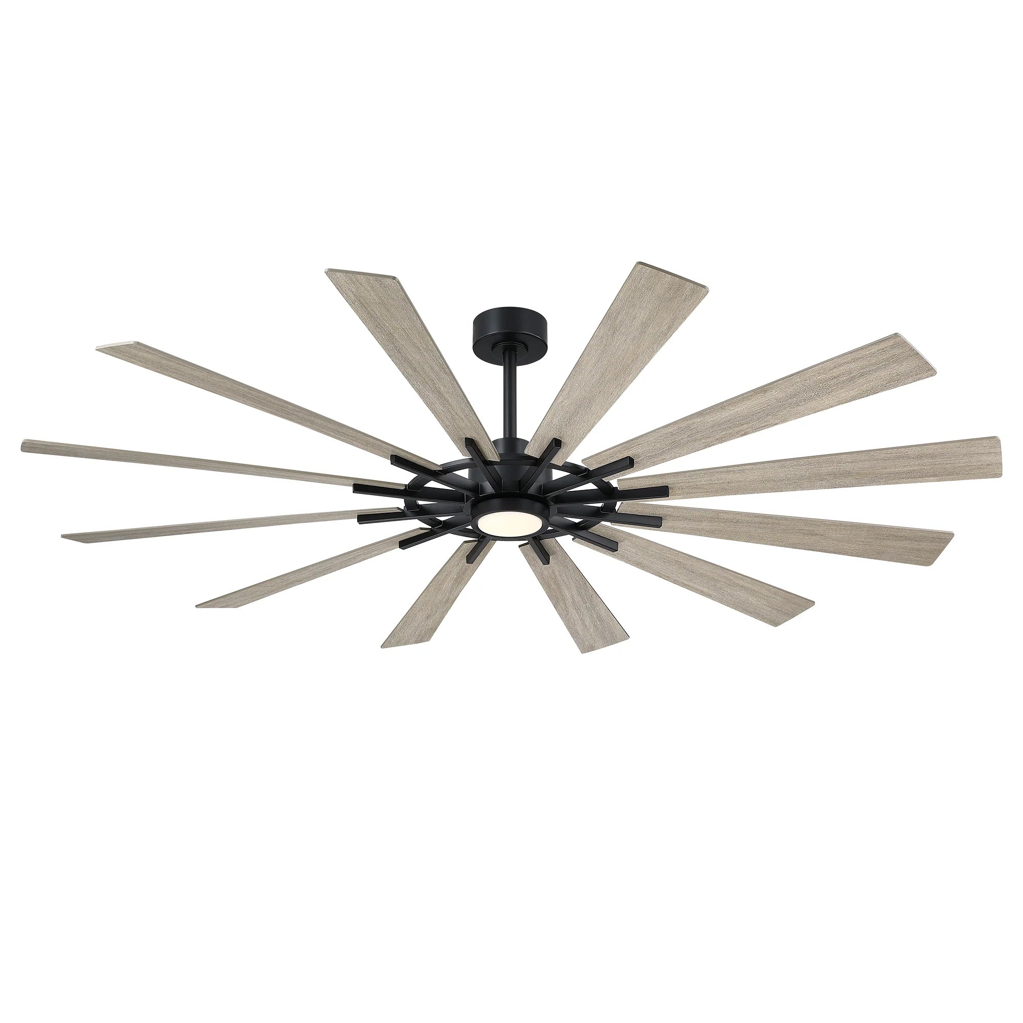 72" Irene Modern 12-Blade LED Ceiling Fan