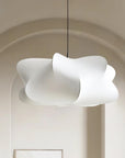 Cloud Pendant Light White Cocoon Silk Fabric