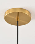 Tavelle 1-Light Natural Copper Cone Glass Pendant Light