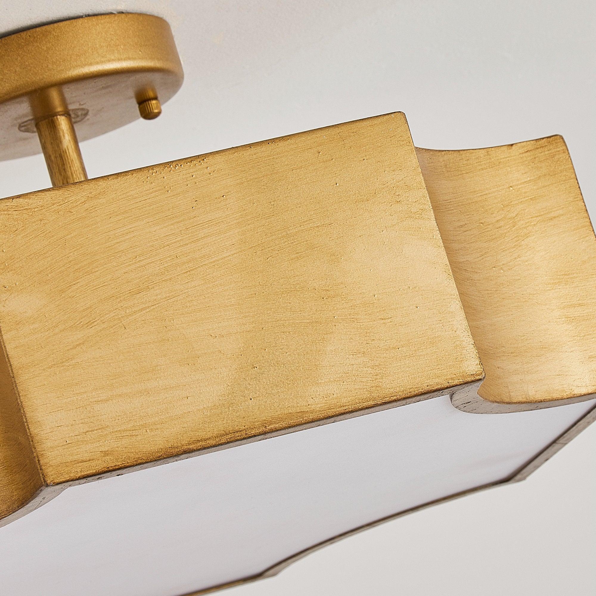 Golden LED Flush Mount Ceiling Light - ParrotUncle