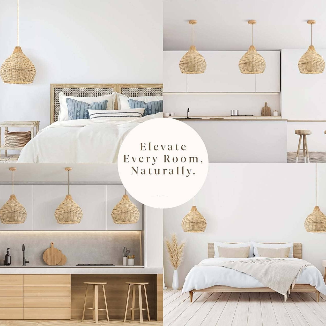 Grandeur Rattan Pendant Light