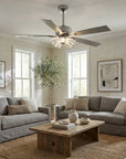 52" Rory Modern Downrod Mount Ceiling Fan