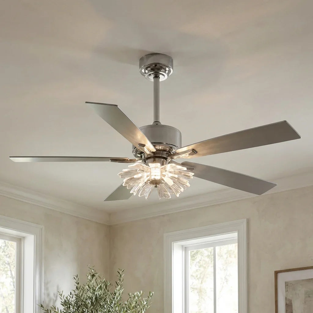 52" Rory Modern Downrod Mount Ceiling Fan