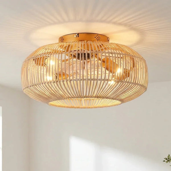20" Mandy Vintage Gold Ceiling Fan