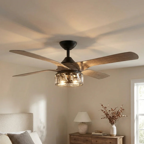 Tata Nagar 52" Crystal Ceiling Fan