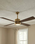 52" Bucholz Industrial Dimmable Ceiling Fan