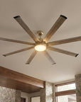 72" Bankston Nickel Ceiling Fan
