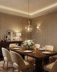 15" Toby Brushed Brass Island Pendant Light