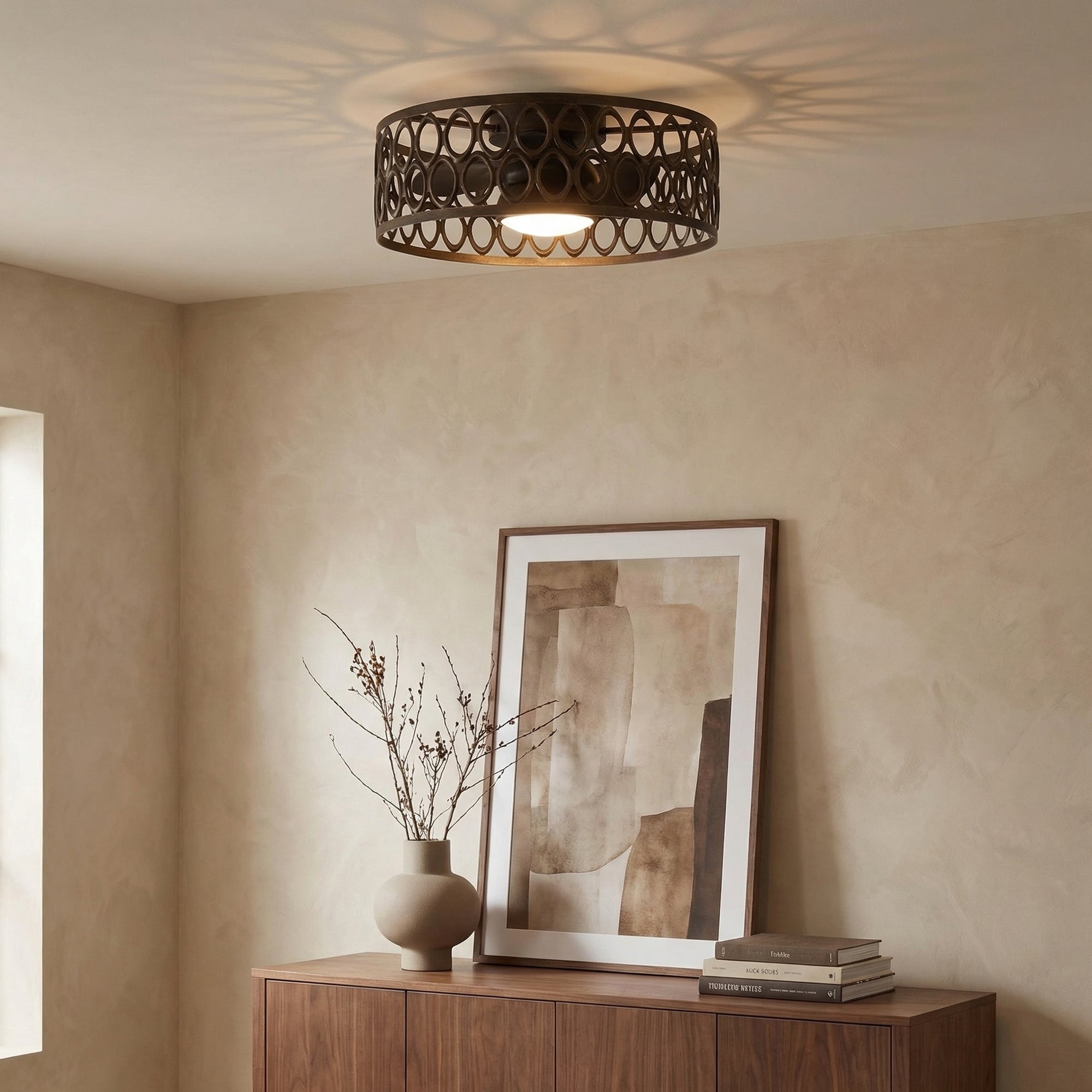 21" Kanpur Farmhouse Ceiling Fan