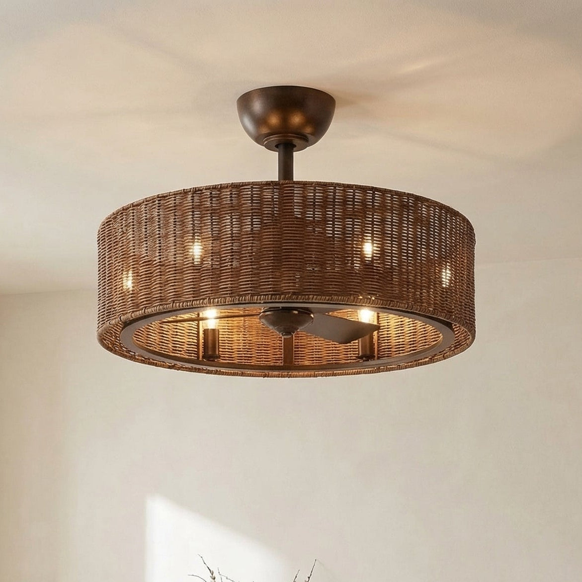 24" Farmhouse DC Motor Ceiling Fan