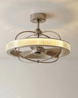 27" Crystiron Crystal Ceiling Fan