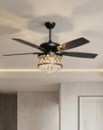 52" Wethington Crystal Ceiling Fan