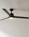 60" Hamptons Black Ceiling Fan
