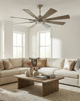 60" Oretha Windmill 8 Blades LED Ceiling Fan