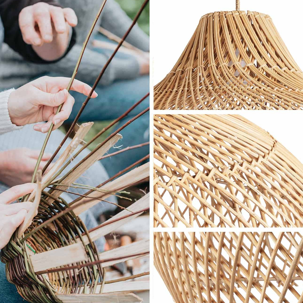 Kloe Rattan Pendant Light