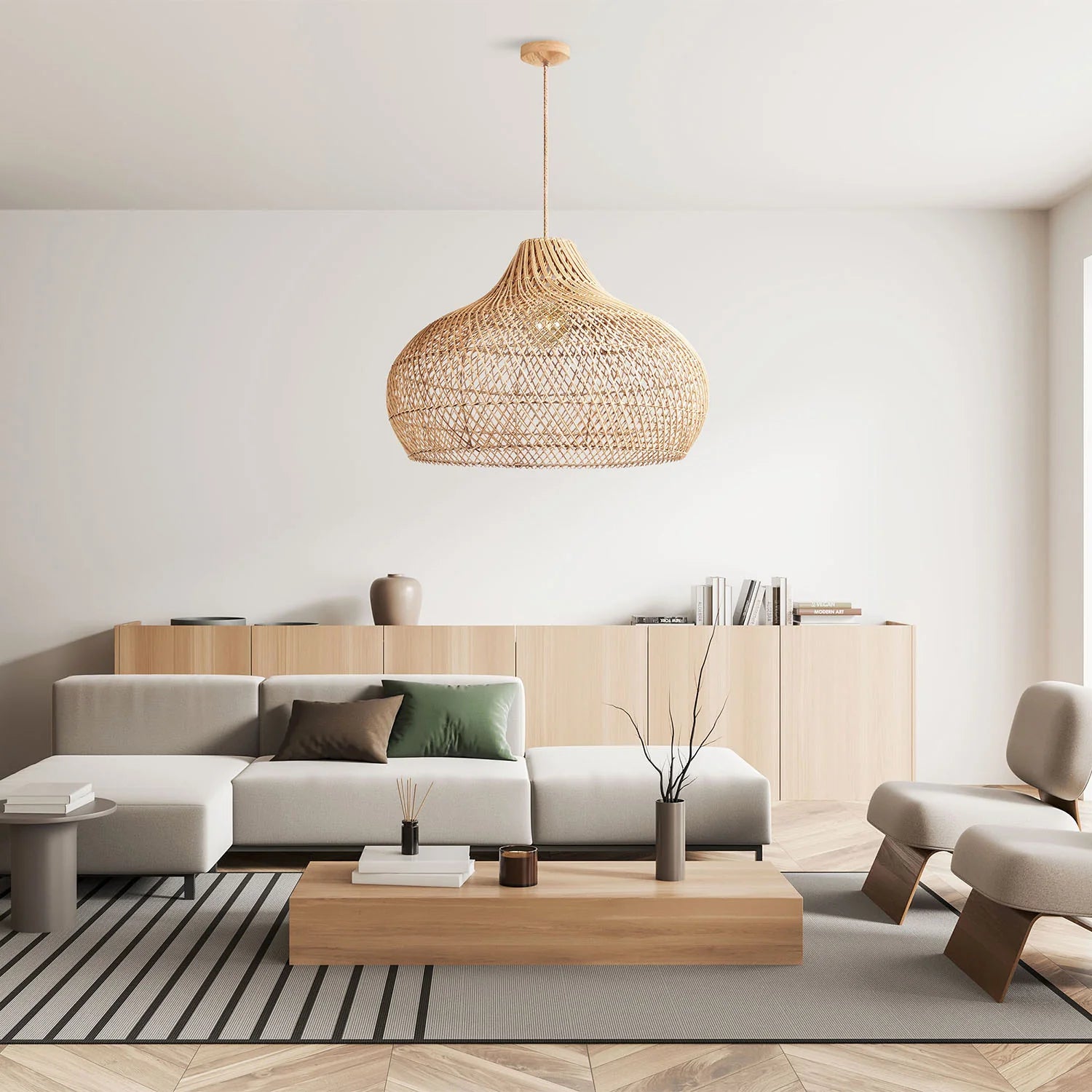 Kloe Rattan Pendant Light