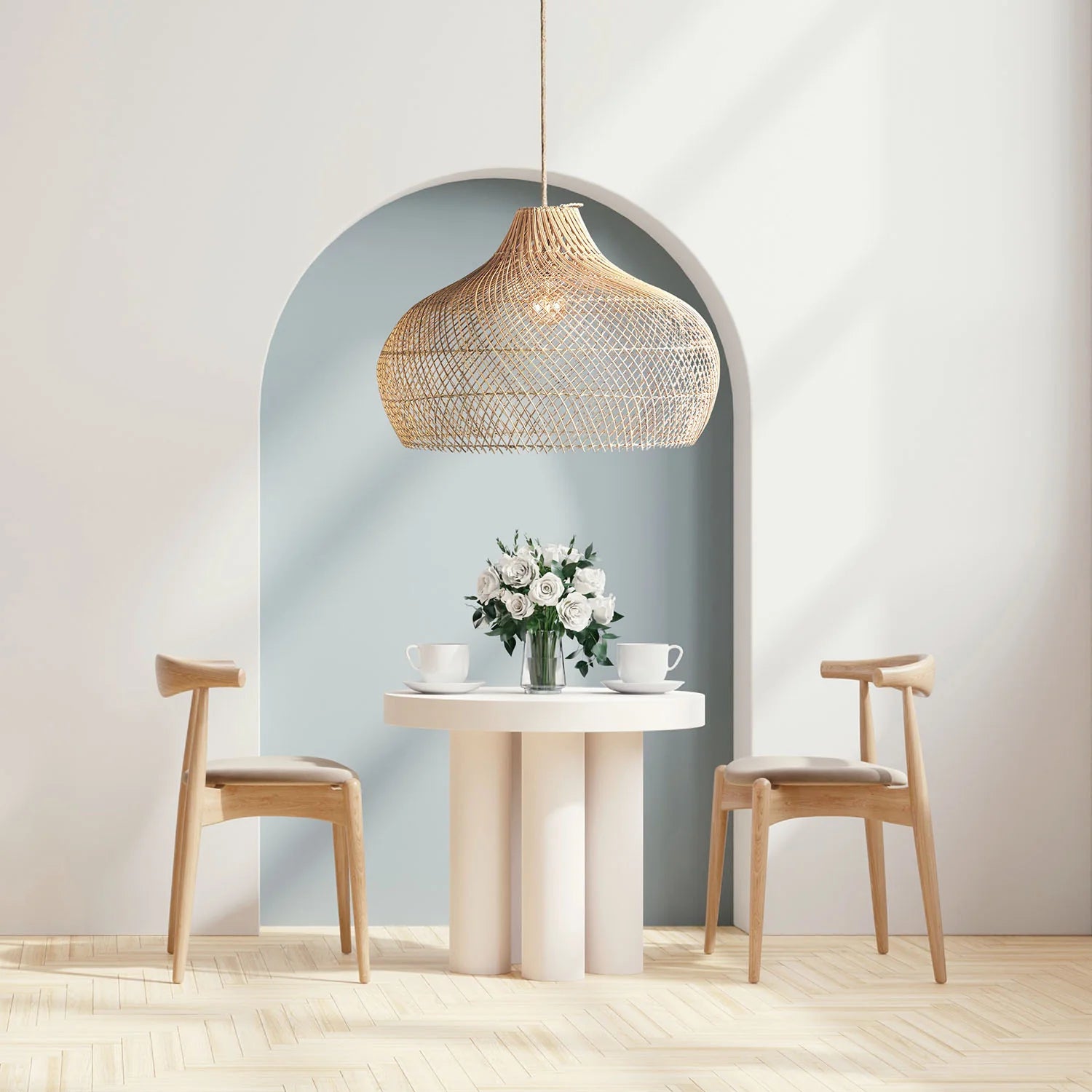 Kloe Rattan Pendant Light