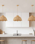 Le Perle 6-Light Rattan Pendant Light