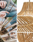Oceania Cone Rattan Pendant Light - IPLUS Lighting