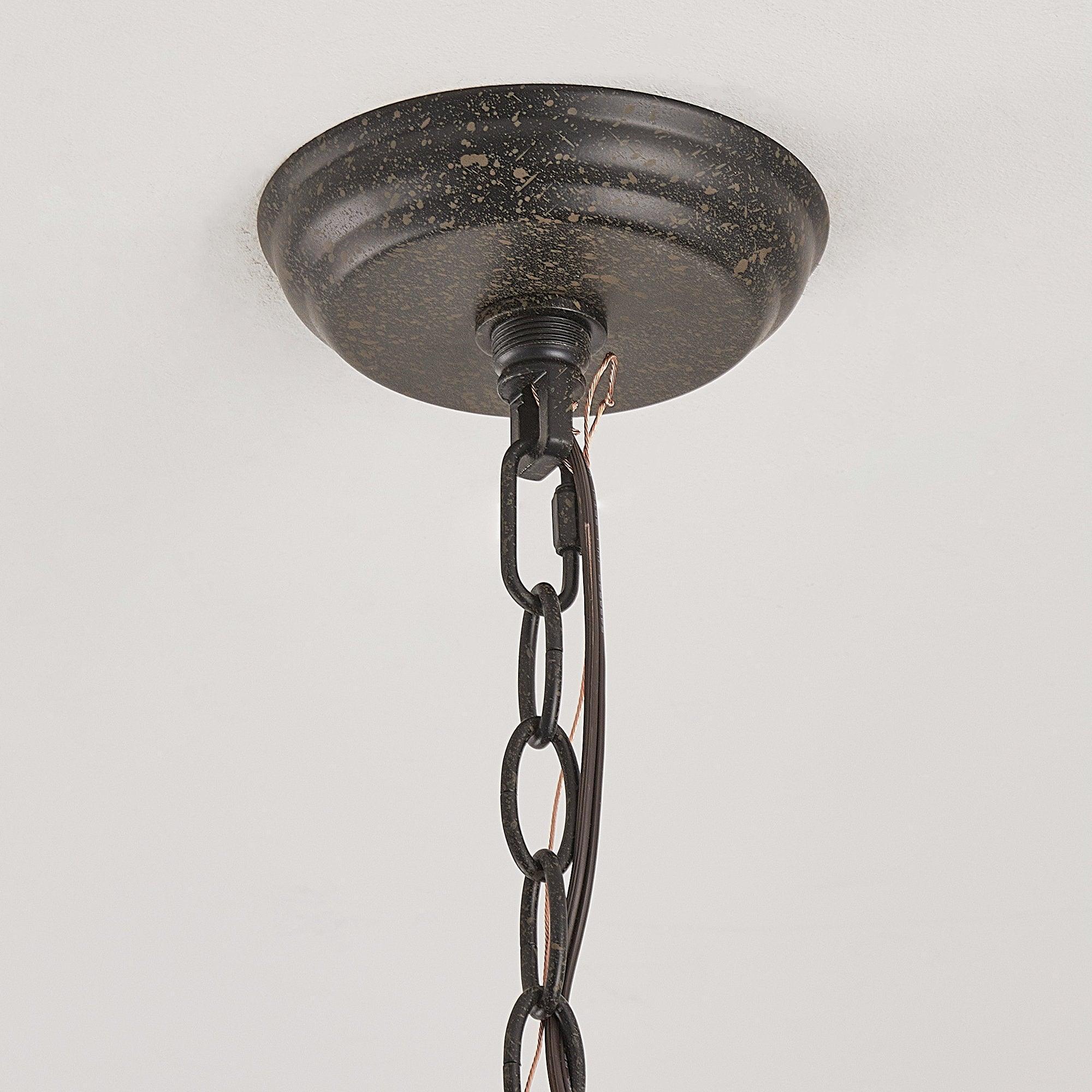 Regas Wood Bead 4 Light Candle Style Chandelier - IPLUS Lighting