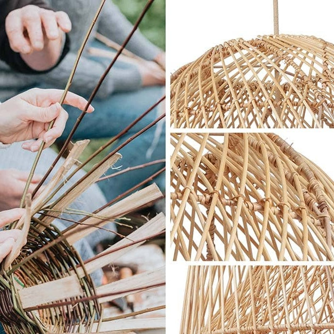 Santa Barbara Natural Rattan Pendant Light