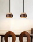 Stellis Natural Stone and Wood Modern Pendant Light