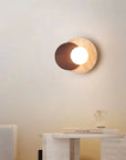 Teus Modern Minimalist Wabi-Sab Travertine Wall Lamp