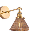 Traditional 1-Light Golden Wall Light - ParrotUncle