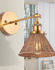 Traditional 1-Light Golden Wall Light - ParrotUncle