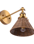 Traditional 1-Light Golden Wall Light - ParrotUncle